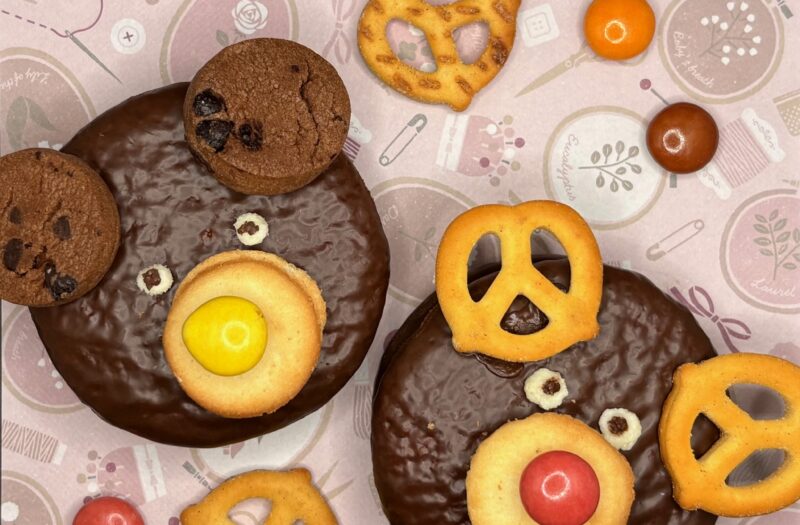 くまさんとトナカイのバレンタインチョコ作り