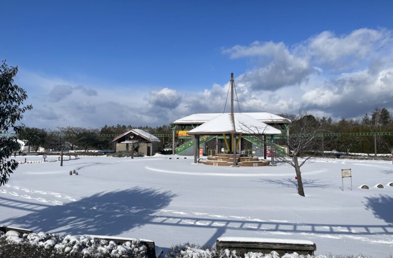 2/5（水）積雪に伴う一部遊具の使用中止について